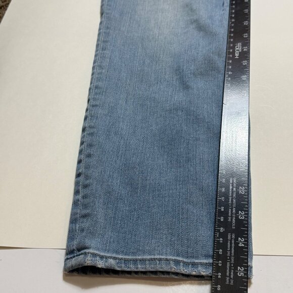Talbots Flawless Five Pocket Slim Ankle Jeans 14P Light Blue Denim Womens Petite - Picture 8 of 11